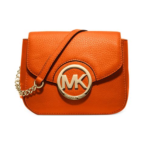 michael kors orange crossbody